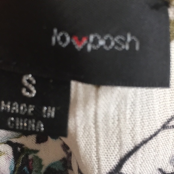 Plums and teal colors high low dress - Picture 5 of 7